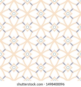 Seamless geometric ornamental vector pattern. Abstract background