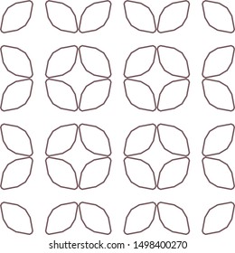 Seamless geometric ornamental vector pattern. Abstract background