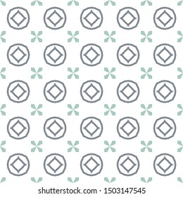 Seamless geometric ornamental vector pattern. Abstract background