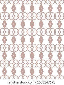 Seamless geometric ornamental vector pattern. Abstract background