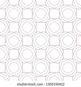 Seamless geometric ornamental vector pattern. Abstract background