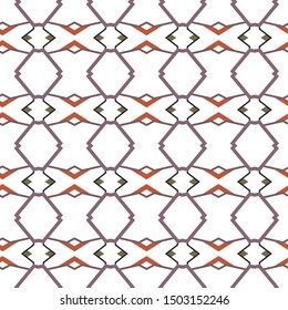 Seamless geometric ornamental vector pattern. Abstract background