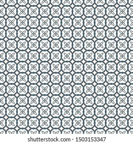 Seamless geometric ornamental vector pattern. Abstract background