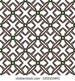 Seamless geometric ornamental vector pattern. Abstract background