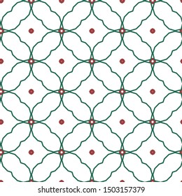 Seamless geometric ornamental vector pattern. Abstract background
