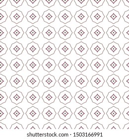 Seamless geometric ornamental vector pattern. Abstract background