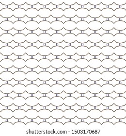 Seamless geometric ornamental vector pattern. Abstract background