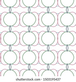 Seamless geometric ornamental vector pattern. Abstract background