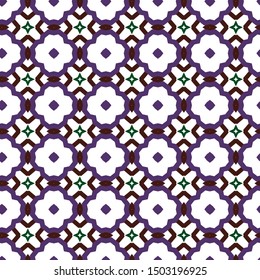 Seamless geometric ornamental vector pattern. Abstract background