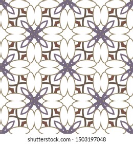 Seamless geometric ornamental vector pattern. Abstract background