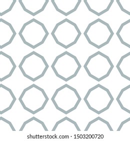 Seamless geometric ornamental vector pattern. Abstract background
