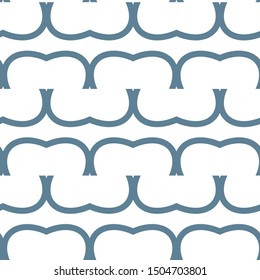 Seamless geometric ornamental vector pattern. Abstract background