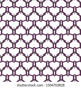 Seamless geometric ornamental vector pattern. Abstract background