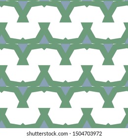 Seamless geometric ornamental vector pattern. Abstract background