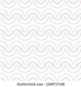 Seamless geometric ornamental vector pattern. Abstract background