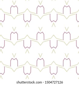 Seamless geometric ornamental vector pattern. Abstract background