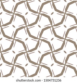 Seamless geometric ornamental vector pattern. Abstract background