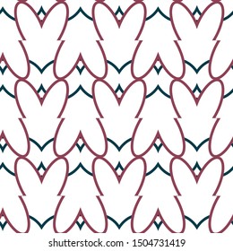 Seamless geometric ornamental vector pattern. Abstract background