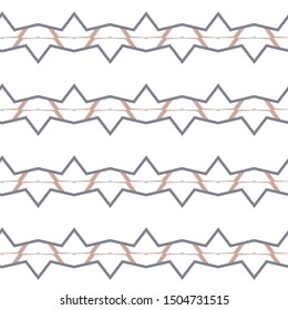 Seamless geometric ornamental vector pattern. Abstract background