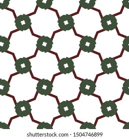 Seamless geometric ornamental vector pattern. Abstract background