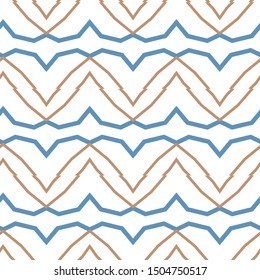 Seamless geometric ornamental vector pattern. Abstract background