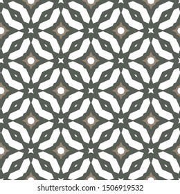 Seamless geometric ornamental vector pattern. Abstract background