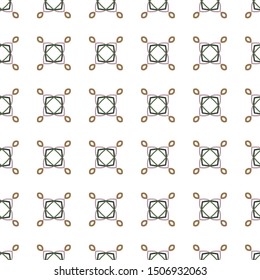 Seamless geometric ornamental vector pattern. Abstract background