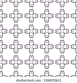 Seamless geometric ornamental vector pattern. Abstract background