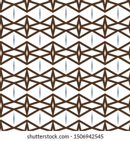 Seamless geometric ornamental vector pattern. Abstract background
