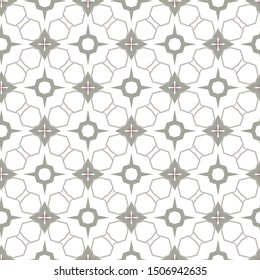 Seamless geometric ornamental vector pattern. Abstract background
