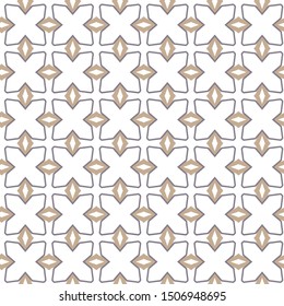 Seamless geometric ornamental vector pattern. Abstract background