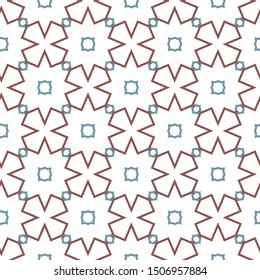 Seamless geometric ornamental vector pattern. Abstract background