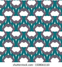 Seamless geometric ornamental vector pattern. Abstract background