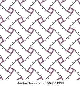 Seamless geometric ornamental vector pattern. Abstract background