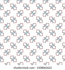 Seamless geometric ornamental vector pattern. Abstract background