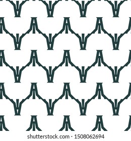 Seamless geometric ornamental vector pattern. Abstract background