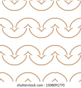 Seamless geometric ornamental vector pattern. Abstract background