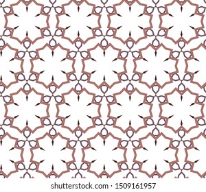 Seamless geometric ornamental vector pattern. Abstract background