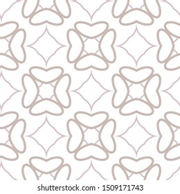 Seamless geometric ornamental vector pattern. Abstract background