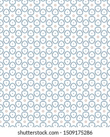 Seamless geometric ornamental vector pattern. Abstract background