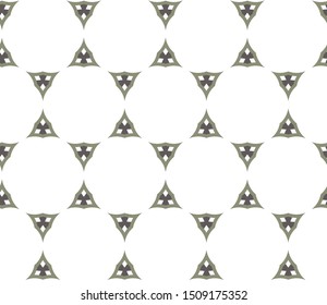 Seamless geometric ornamental vector pattern. Abstract background