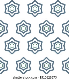 Seamless geometric ornamental vector pattern. Abstract background