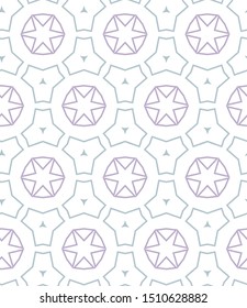 Seamless geometric ornamental vector pattern. Abstract background