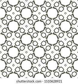 Seamless geometric ornamental vector pattern. Abstract background