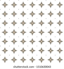 Seamless geometric ornamental vector pattern. Abstract background