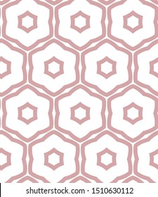 Seamless geometric ornamental vector pattern. Abstract background