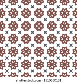 Seamless geometric ornamental vector pattern. Abstract background