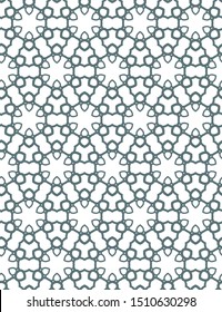 Seamless geometric ornamental vector pattern. Abstract background