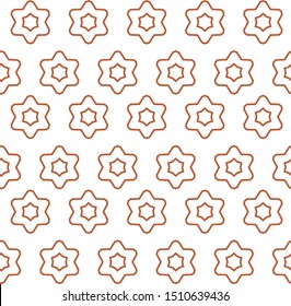 Seamless geometric ornamental vector pattern. Abstract background