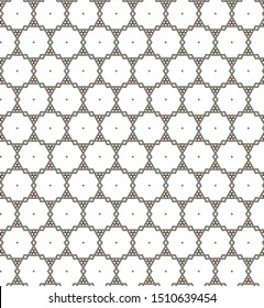 Seamless geometric ornamental vector pattern. Abstract background